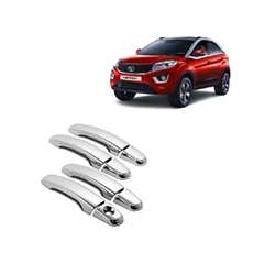 Door Handle Latch Covers for KIA Sonet All Models - Chrome Color (Pack of 4)